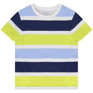Κοντομάνικο μπλουζάκι με ρίγες για αγόρι 