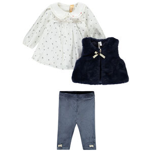 Γιορτινό σετ 3 τμχ. για μωρό κορίτσι 