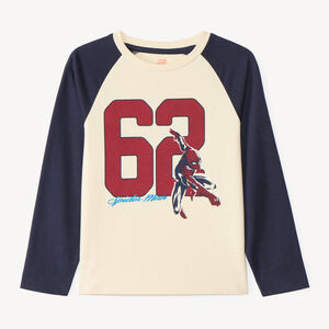 T-shirt baseball garçon à manches longues Spider-Man Marvel 