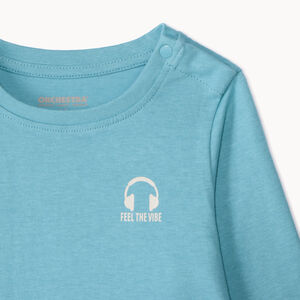 Σετ 3 μακρυμάνικα μπλουζάκια jersey με σχέδιο για bebe αγόρι 