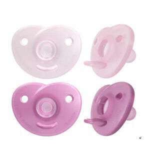 Πιπίλες Σιλικόνης Soothie για 0-6 μηνών Pink 2τμχ  Main Πιπίλες Σιλικόνης Soothie για 0-6 μηνών Pink 2τμχ