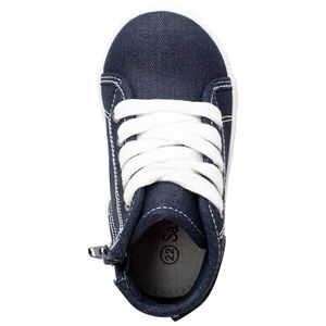 Μποτάκια σε jean με patch δεινόσαυρος 