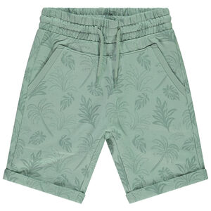 Βερμούδα molleton με φαντεζί σχέδιο + τσέπη kangourou για αγόρι 