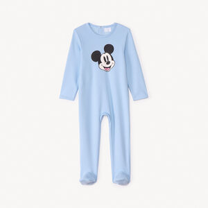 Συσκευασία με 2 πυτζάμες Mickey Disney για αγοράκια μωρών με διαφορετικά ανοίγματα ανάλογα με την ηλικία. 