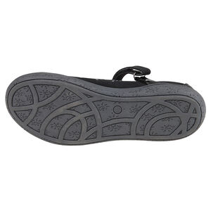 Μαύρα παπουτσάκια αγκαλιάς με λουράκι και πριτσίνια 