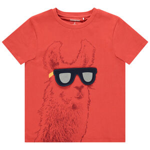 T-shirt κοντομάνικο σχέδιο λάμα με φαντεζί γυαλιά Main T-shirt κοντομάνικο σχέδιο λάμα με φαντεζί γυαλιά