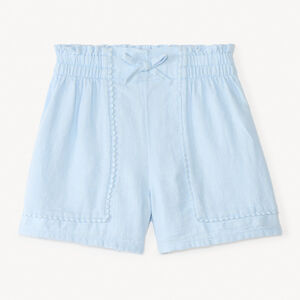 Σορτς από καμβά με φούντες για κορίτσι 