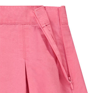 Φούστα κοντή effet plissé από popeline για κορίτσι 