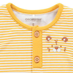 Body κοντομάνικο ριγέ σχέδιο τίγρη 