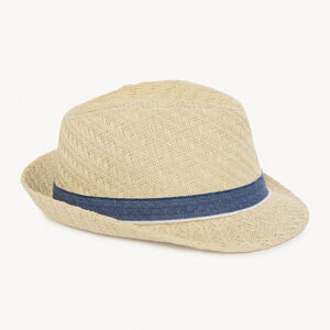 Καπέλο τριπλό σε καλαμπόκι με κορδέλα για αγόρι 