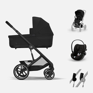 Poussette trio Balios S Lux 3-en-1 Cloud G3 - Moon Black 