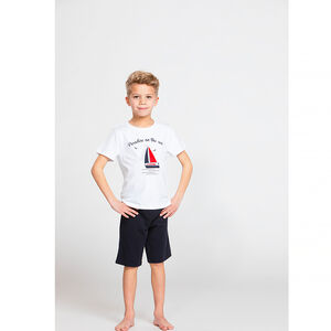 Pyjama t-shirt + short pour garçon 