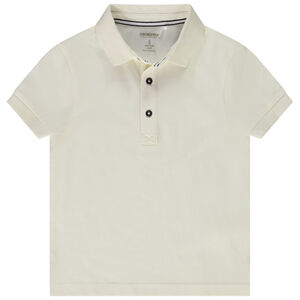 Πόλο κοντομάνικο μονόχρωμο για αγόρι 
