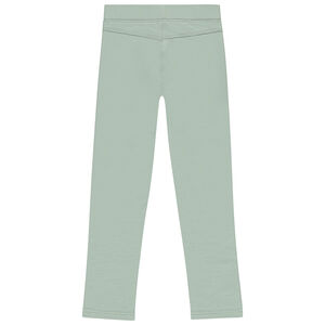 Jegging σε ύφασμα molleton μονόχρωμο για κορίτσι 