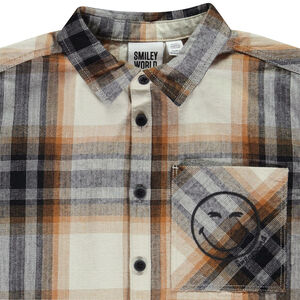 Πουκάμισο μακρυμάνικο με καρό σχέδιο SmileyWorld για αγόρι 
