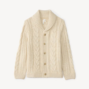 Gilet torsadé col châle bébé garçon 