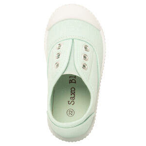 Χαμηλά αθλητικά παπούτσια πάνινα με ελαστική γλώσσα για bebe κορίτσι 