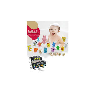 Χαριτωμένα Πολύχρωμα Πλαστικά Ζωάκια Μπάνιου  - 1τμχ 