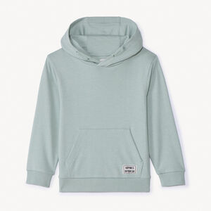 Φόρμα μονόχρωμη με κουκούλα για αγόρι 