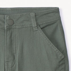 Παντελόνι cargo μονόχρωμο με τσέπες soufflet για αγόρι 