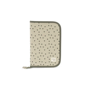 Walking Mum Θήκη Βιβλιαρίου Hearts Poppy Moss 