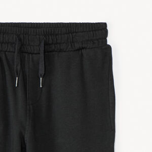 Παντελόνι φόρμα molleton μονόχρωμο με κέντημα για αγόρι 