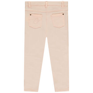 Jegging από πλεκτό μονόχρωμο για bebe κορίτσι 