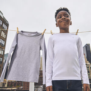 Σετ 2 μακρυμάνικα μπλουζάκια σώματος για αγόρι από jersey 