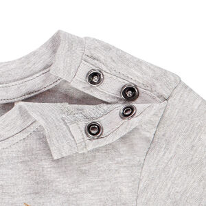 T-shirt κοντομάνικο σχέδιο Batman χρυσαφί για bebe αγόρι 