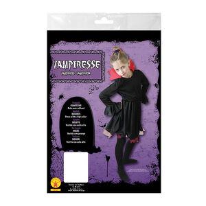 Στολή Vampirette Size L 7-8 ετών - Μαύρο 