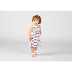 Robe débardeur en coton pour bébé fille 