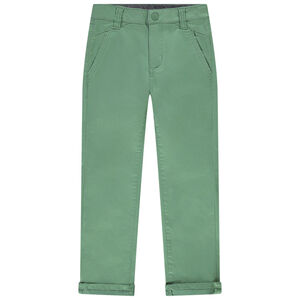 Παντελόνι chino από ύφασμα sergé για αγόρι 