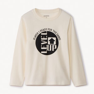 Μακρυμάνικο μπλουζάκι jersey με φαντεζί σχέδιο για αγόρι 