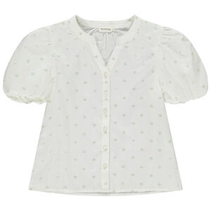 Μπλούζα με balloon μανίκια και minimaliste σχέδιο για κορίτσι 