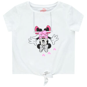 T-shirt κοντομάνικο Minnie Disney με κόμπο Main T-shirt κοντομάνικο Minnie Disney με κόμπο