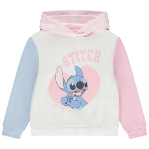 Φούτερ με κουκούλα σε χρώματα color block Stitch Disney για κορίτσι Main Φούτερ με κουκούλα σε χρώματα color block Stitch Disney για κορίτσι