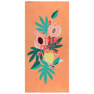 Serviette de plage motif tropical pour fille 