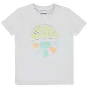 Κοντομάνικο μπλουζάκι με φαντεζί σχέδιο για μωρό αγόρι 