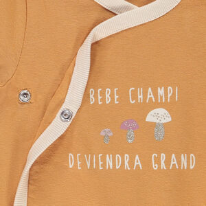 Lot de 7 bodies en jersey imprimé fantaisie pour fille 