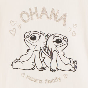 T-shirt manches longues pailleté Stitch & Angel Disney pour fille Main T-shirt manches longues pailleté Stitch & Angel Disney pour fille