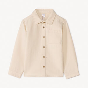 Πουκάμισο με μακριά μανίκια, μονόχρωμο για μωρό αγόρι 