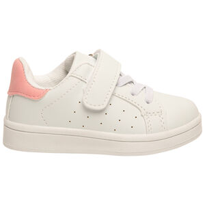 Baskets basses avec lacets et scratch pour bébé fille  Main Baskets basses avec lacets et scratch pour bébé fille