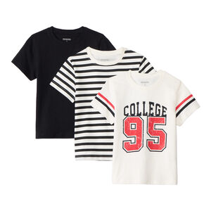 Σετ 3 φανταστικών κοντομάνικων μπλουζών για αγόρι 