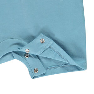 Κοντή φόρμα σε jersey print ourson και poisson για bebe αγόρι 