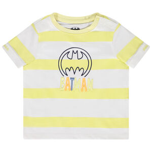 Κοντομάνικο μπλουζάκι Batman Warner με κέντημα για bebe αγόρι 