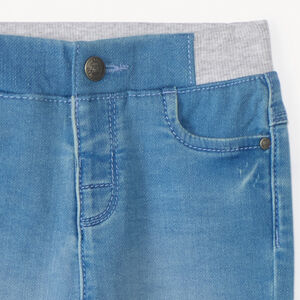 Jean ίσιο με ελαστική μέση για bebe αγόρι 