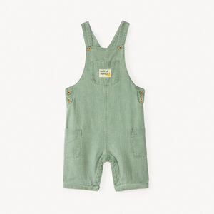 Σαλοπέτα κοντή σε καμβά με ρίγες για αγόρι μωρού 