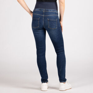 Slim jean εγκυμοσύνης με ψηλό ελαστικό μπαντέν 