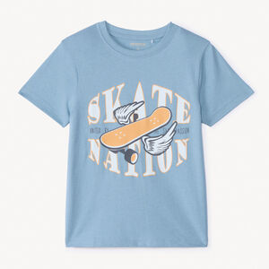 T-shirt με κοντό μανίκι για αγόρι με εκτύπωση 