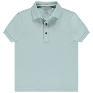 Πολο κοντομάνικο μονόχρωμο για αγόρι 